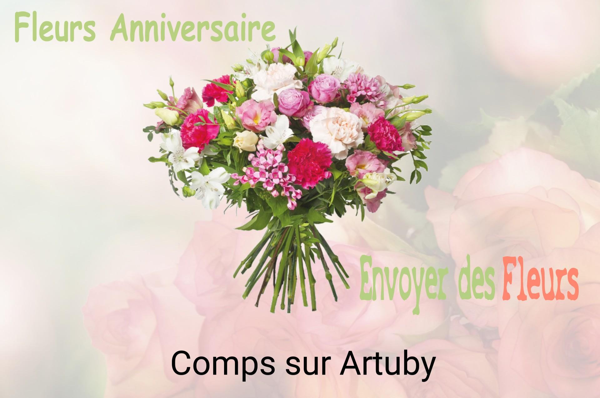 Bouquet de fleurs d’anniversaire livré à Comps-sur-Artuby
