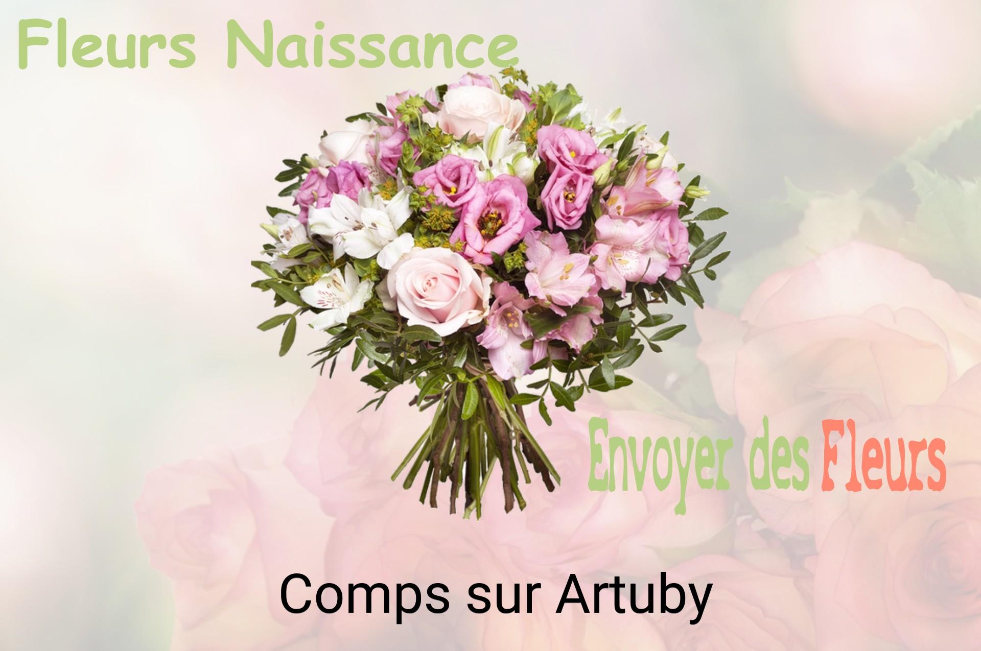 Bouquet de fleurs de naissance livré à Comps-sur-Artuby