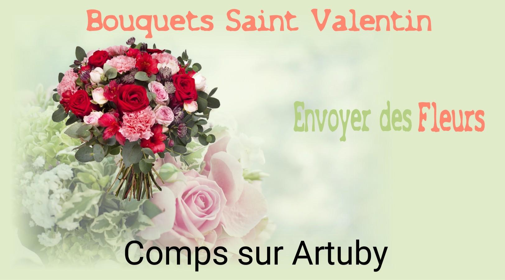 Roses de Saint-Valentin livrées à Comps-sur-Artuby